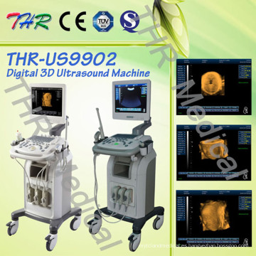 Escáner de ultrasonido 3D B / N tipo carro (THR-US9902)